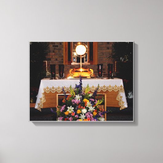 Jezus in het verholte heiligdoek canvas afdruk (Voorkant)