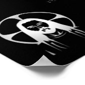 Jezus in Silver Poster (Hoek)