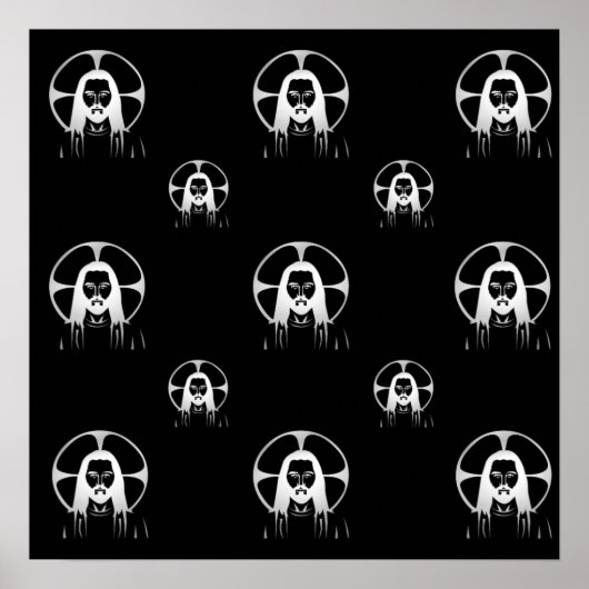 Jezus in Silver Poster (Voorkant)