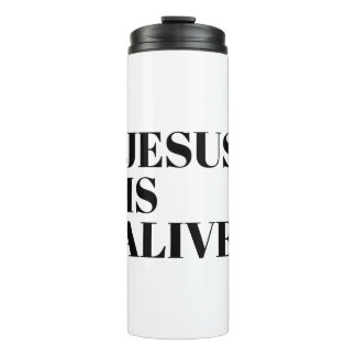 Jezus is Alive Christus is Risen Quotes God's niet Thermosbeker