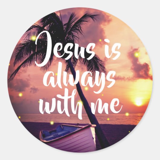 Jezus is altijd bij mij | INSPIREREND STICKERS (Voorkant)