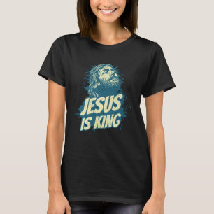 Jezus is Christelijke Godsgelovige geloofskerk T-shirt