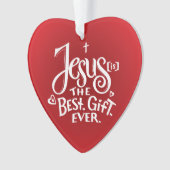 Jezus is de beste gift ooit! ornament (voorkant)