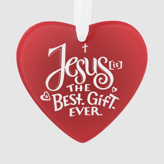 Jezus is de beste gift ooit! ornament (achterkant)