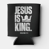 Jezus is de Christelijke Bijbelscriptcitaat van ko Blikjeskoeler (Voorkant)