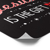 Jezus is de geschenk van dit seizoen poster (Hoek)