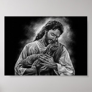Jezus is de goede herder poster