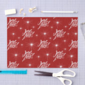 Jezus is de Heer van de Kerst Rood Christelijk Tissuepapier (Craft)