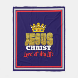 Jezus is de Heer van mijn leven Christelijk Fleece Deken