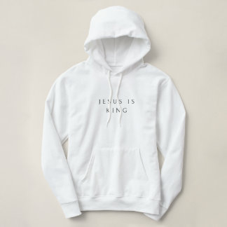 Jezus is de koning van de vrouwenhoodie hoodie