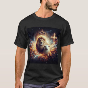 Jezus is de Leeuw en het Lam T-shirt