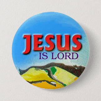 Jezus is de Lord-knop Ronde Button 7,6 Cm