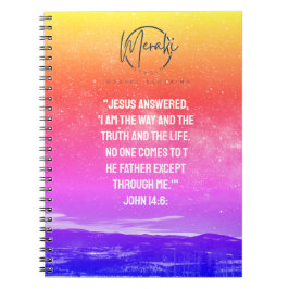 Jezus is de manier waarop Spiral Photo Notitieboek