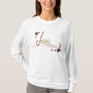 Jezus is de Reason Damas Lange Slaaf T Shirt