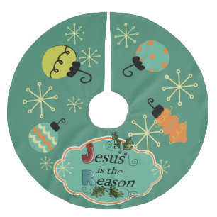 Jezus is de Reason kerstboomrok Kerstboom Rok