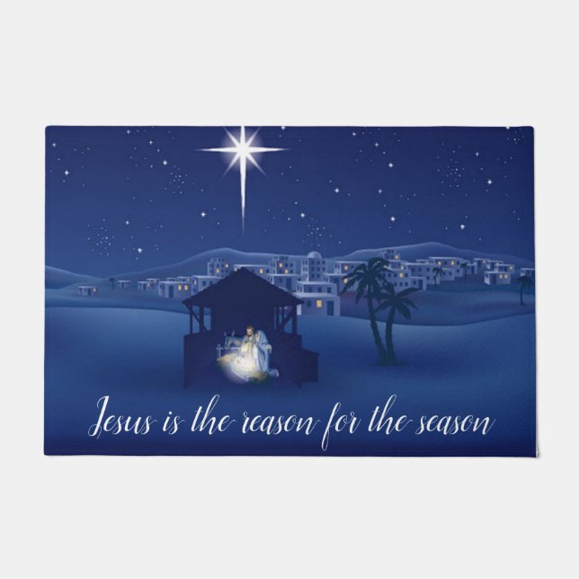 Jezus is de reden deurmat (Voorkant)