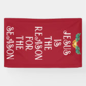 JEZUS IS DE REDEN KERSTDEUR BANNER (Horizontaal)