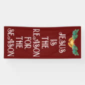 JEZUS IS DE REDEN KERSTDEUR BANNER (Horizontaal)