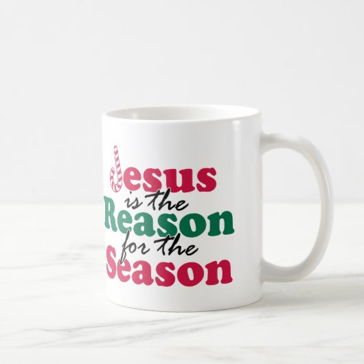 Jezus is de reden koffiemok (Rechts)