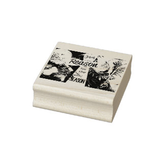 Jezus is de reden 	rubberstempel