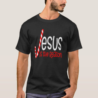 Jezus is de reden voor Christelijke kerst T-shirt
