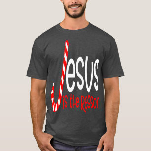 Jezus is de reden voor Christelijke kerst T-shirt