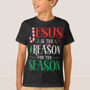 Jezus is de reden voor de kerstvakantie t-shirt