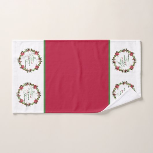 Jezus is de reden voor het badhanddoekje bad handdoek (Handdoek)