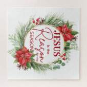 Jezus is de reden voor het kerstfeest legpuzzel (Horizontaal)