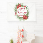 Jezus is de reden voor het kerstfeest spandoek (Insitu)