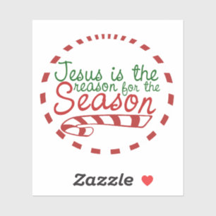 Jezus is de reden voor het kerstseizoen sticker