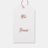 Jezus is de reden voor het seizoen cadeaulabel (Achterkant)