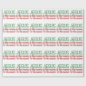 Jezus is de reden voor het seizoen cadeaupapier (Vlak)