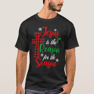 Jezus is de reden voor het seizoen Christelijke Xm T-shirt