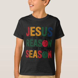 Jezus is de reden voor het seizoen christen Chris T-shirt