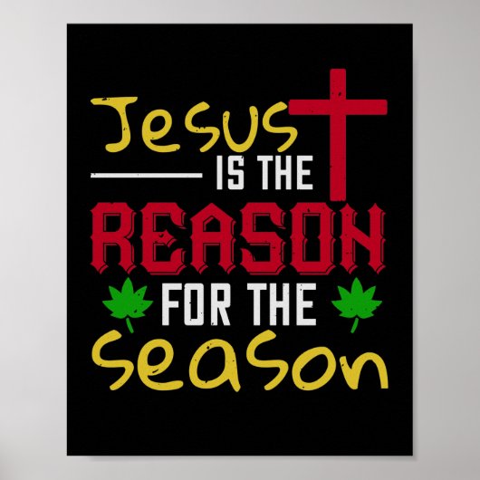 Jezus is de reden voor het seizoen poster (Voorkant)
