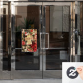 Jezus is de reden voor het seizoen  raamsticker (Kantoordeur)