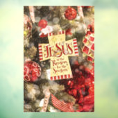 Jezus is de reden voor het seizoen  raamsticker (Vel 3)