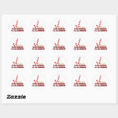 Jezus is de reden voor het seizoen ronde sticker (Vel)