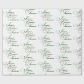 Jezus is de reden voor Kerstmis. Cadeaupapier (Vlak)