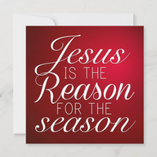 Jezus is de reden voor Kerstmis Kaart
