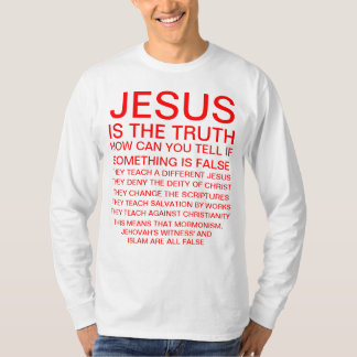 Jezus is de waarheid t-shirt