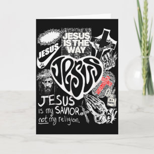 Jezus Is De Weg Christelijke Bijbelvers God Geloof Kaart