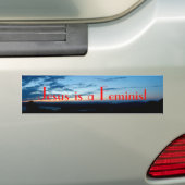 Jezus is een feminist bumpersticker (Op auto)