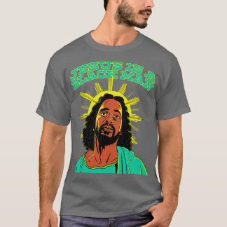 Jezus is een zwart Man T-shirt