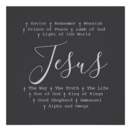 "Jezus" is gebaseerd op geloof Perfect Poster
