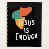 Jezus is genoeg - Christelijk citaat Planner (Voorkant)