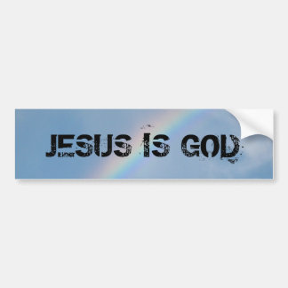 Jezus is God Bumpersticker