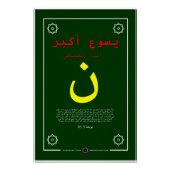 Jezus is groter in het Arabisch Perfect Poster (Voorkant)