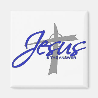 Jezus is het antwoord magneet